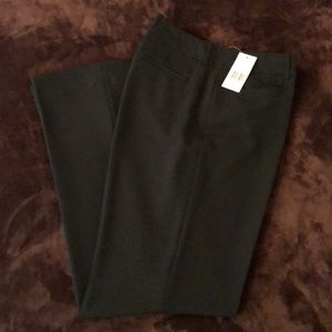 Dress hunter green pants.